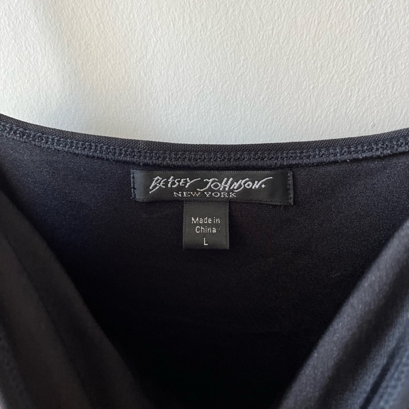 Y2K Betsey Johnson New York Vintage Pink Petal Ruche Formal Prom Dress - Picture 8 of 15